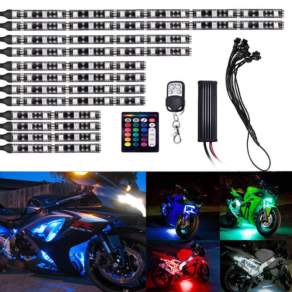 Best Motorcycle Led Lighting Kit Light Strip Switch