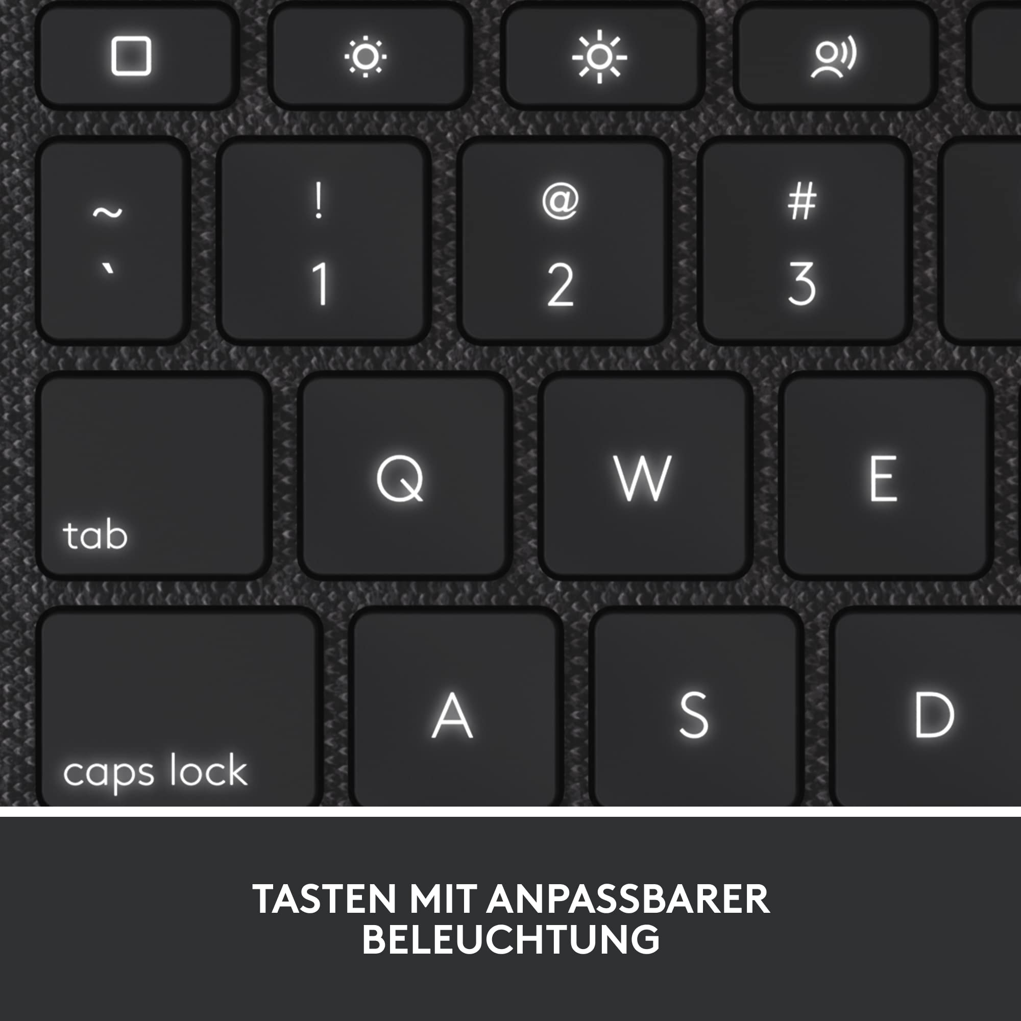 Logitech Combo Touch Case mit Abnehmbarer Tastatur für iPad (10. Generation und A16), großem Präzisions-Trackpad, hintergrundbeleuchteter Tastatur in Standardgröße, Smart Connector, DEU QWERTZ- Grau 7