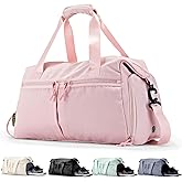 Weekender Duffel Bag with Shoe Compartment And Wet Pocket-Luggage Everyday Overnight Bag for Men and Women Travel-Carry On Gym Bag