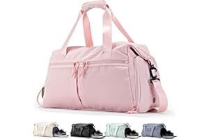 VEAGIA Weekender Duffel Bag with Shoe Compartment And Wet Pocket-Luggage Everyday Overnight Bag for Men and Women Travel-Carry On Gym Bag