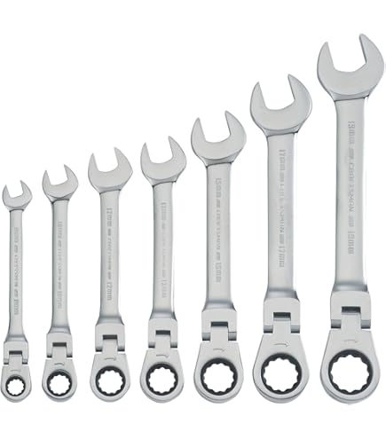 イエスめん CRAFTSMAN 7-Piece SAE Flex Reversible 72-tooth Ratchet Set