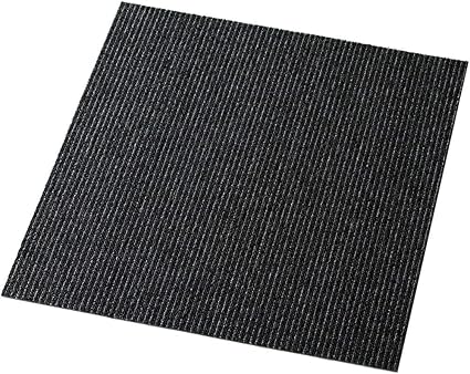 Amazon Co Jp アイリスプラザ タイルカーペット パイル生地 50 50 ストライプグレー 防音 洗える Tkp Pp50 ホーム キッチン
