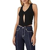 Forever 21 Womens Sweater-Knit Split-Hem Top