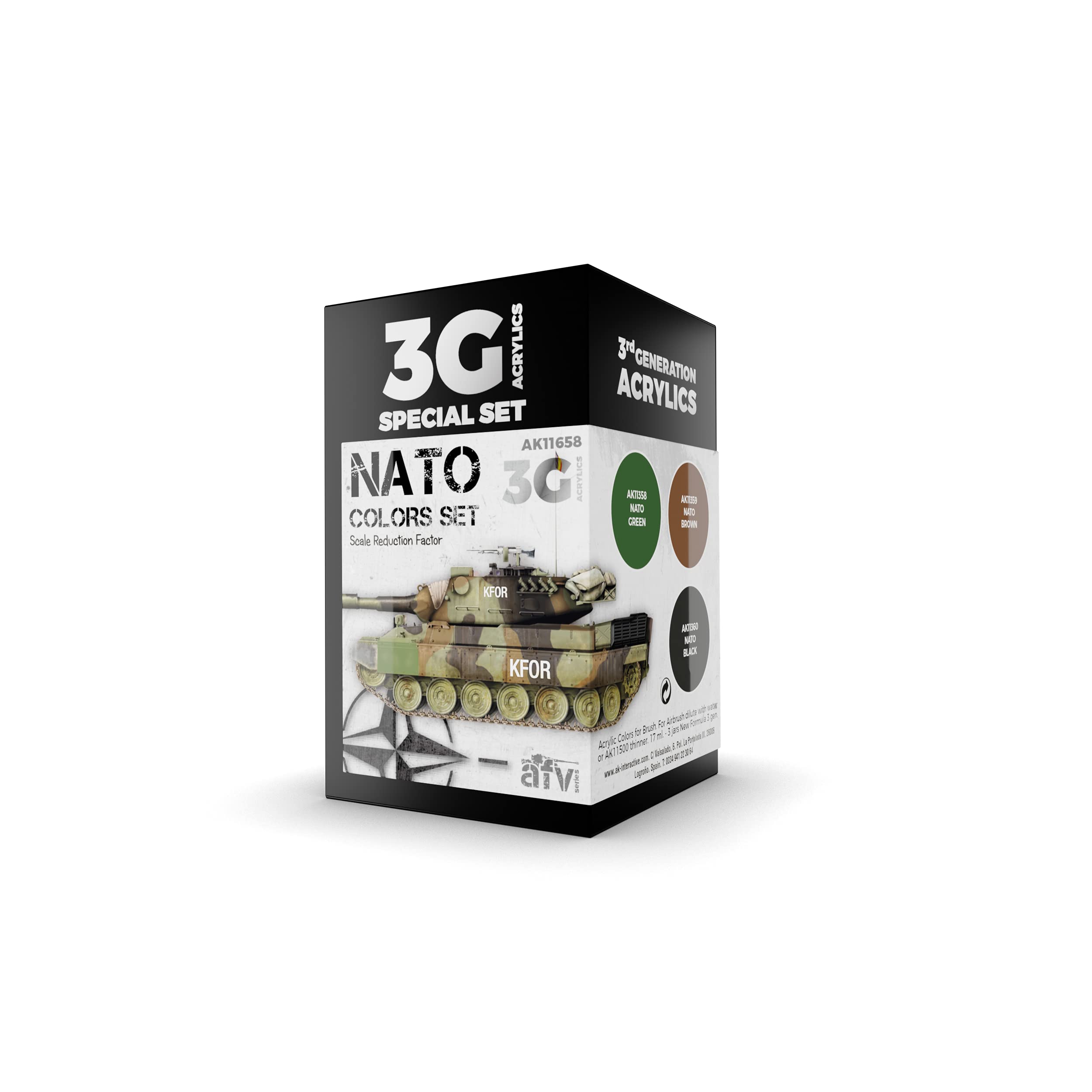 NATO Colors 3G - Set Colori acrilici 3rd Generation 17mL