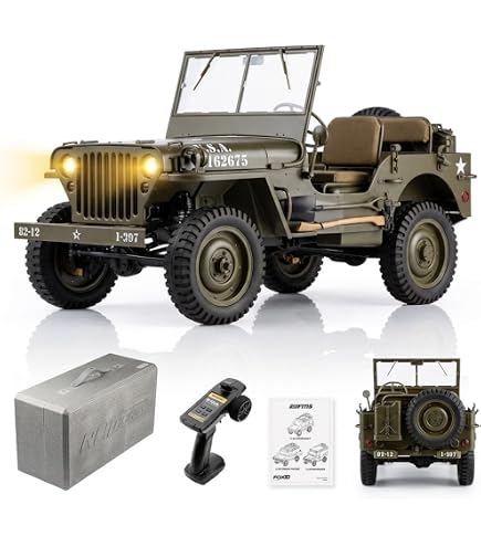 RocHobby 1/6 1941 MB Scaler RC Car, 4x4 Hobby Grade RC Car Mini RC