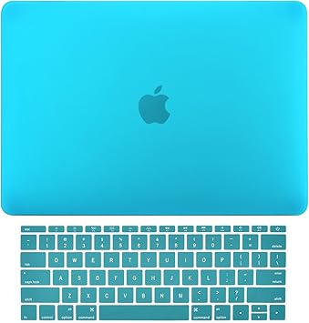 Amazon Com Top Case Macbook Pro 13 Inch Case 19 18 17 16 Release Model A1708 Without Touch Bar 2 In 1 Signature Bundle Rubberized Hard Case Keyboard Cover Compatible Macbook Pro 13 Aqua Blue Office Products