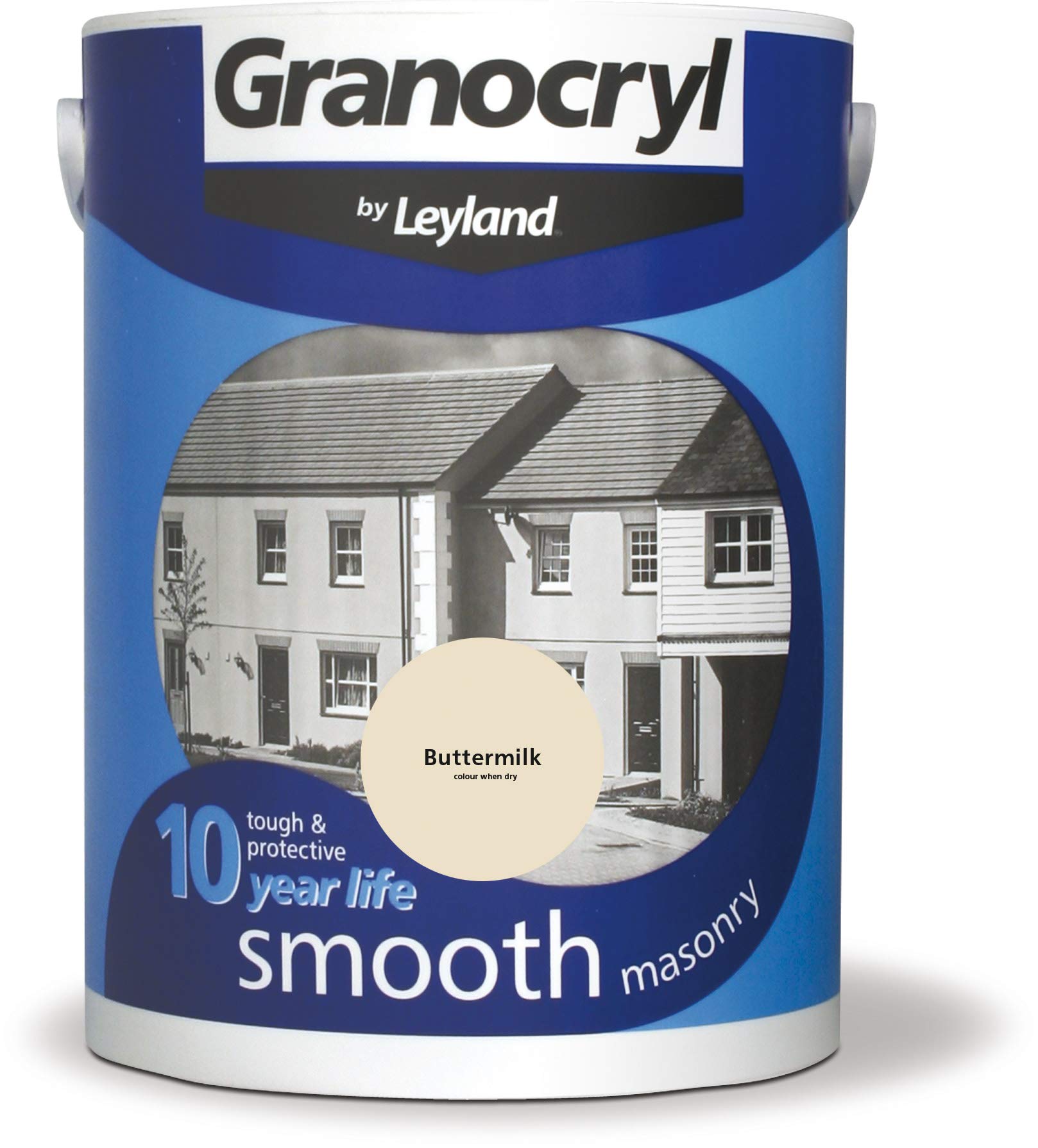 Leyland Granocryl Smooth Masonry, Buttermilk, 5L