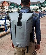 Ultra Dry Adventurer Premium 55L Waterproof Dry Bag Backpack Grey view 8