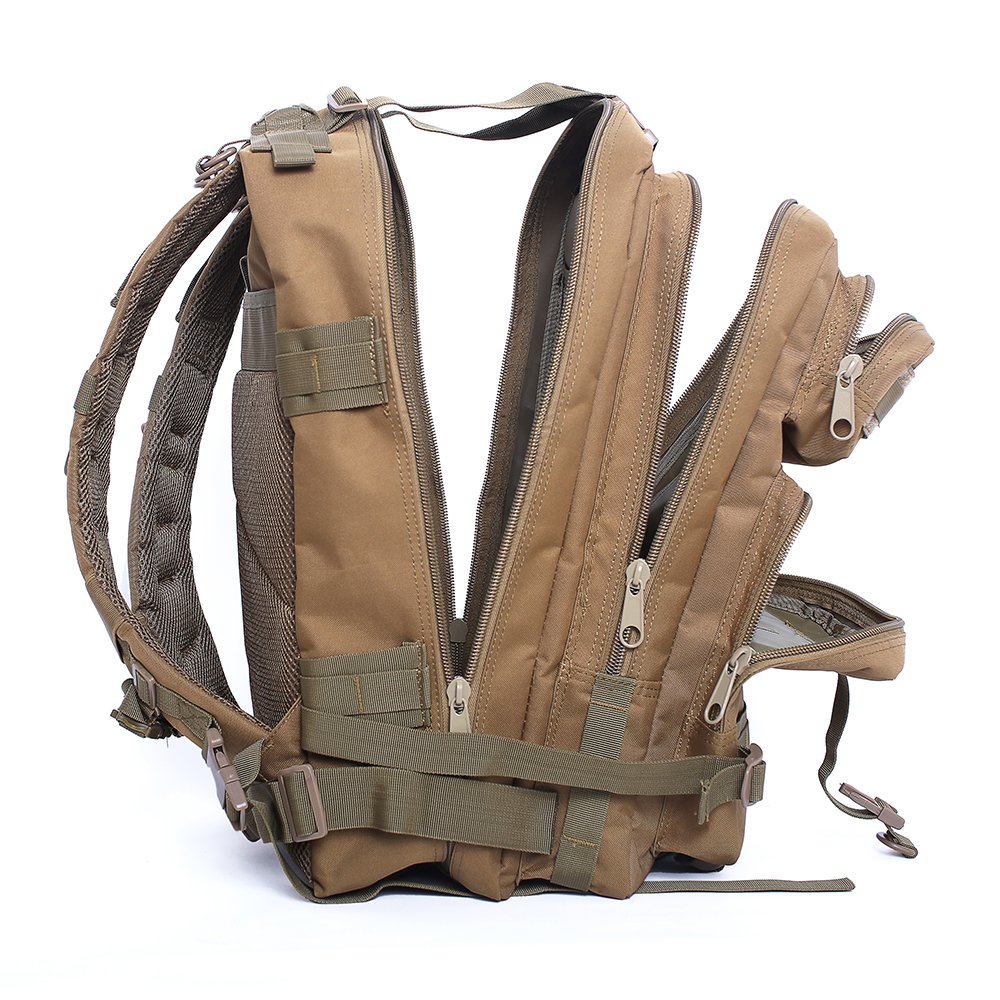 J.CARP Military Tactical Backpack, Hydration Backpack, Army Molle Bug-Out Bag, Rucksack for Hunting, Survival, Camping, Trekking