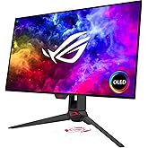 ASUS ROG Swift 27”1440P OLED DSC Gaming Monitor (PG27AQDM) - QHD (2560x1440), 240Hz, 0.03ms, G-SYNC Compatible, Anti-Glare Mi
