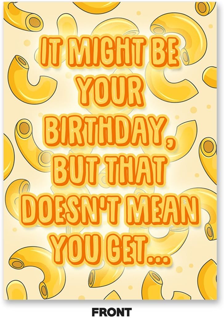 Somebody Toucha My Spaghet Meme Happy Birthday Card (PLAYS MEME SOUND)