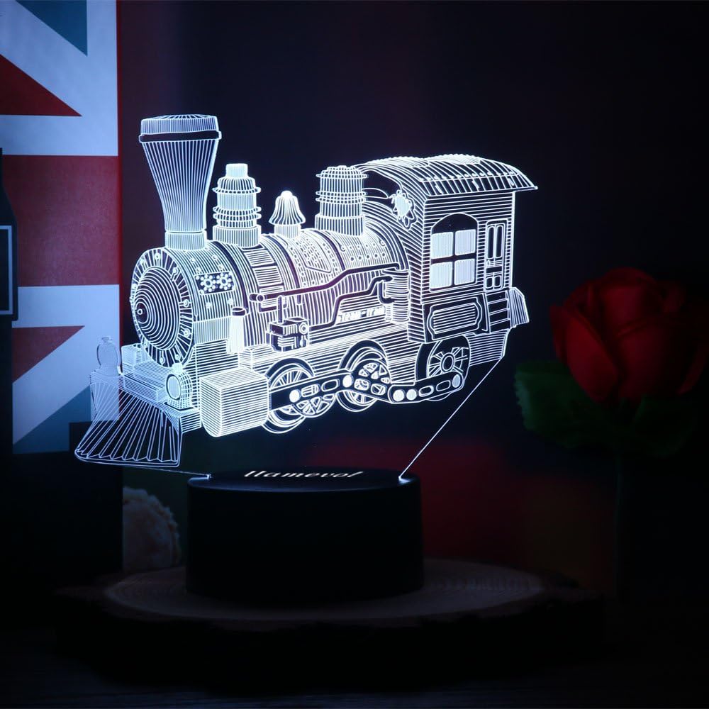 kids train lamp