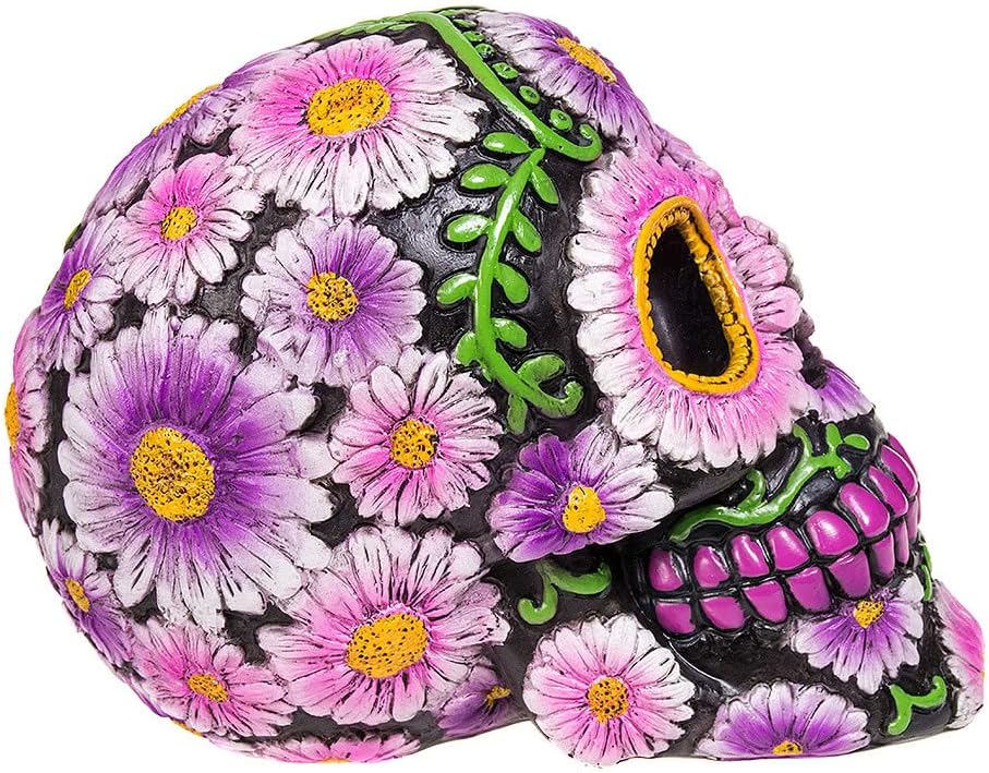 Nemesis Now Sugar Petal Skull 14.5cm, Pale Pink - Image 3