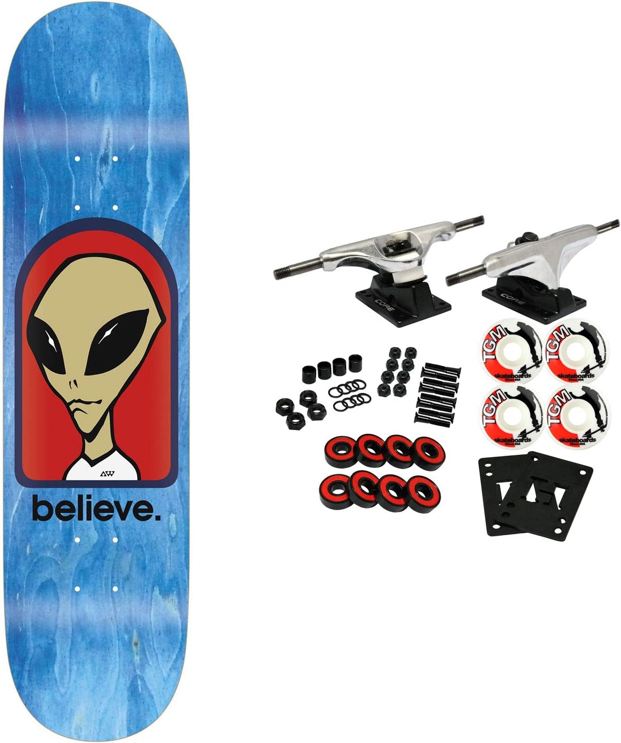 Alien Workshop Skateboard Complete Believe (Assorted) 8.0"