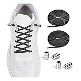 AOLLRUIRLL 2 Pairs Elastic No Tie Shoelaces For