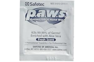 HITACHI Paws Antimicrobial Disinfectant Hand Wipe 100/box by Safetec
