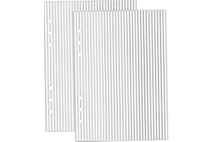 2 Pack A5 Binder Cover Clear Acrylic 6 Ring Planner Cover Transparent Protective A5 Notebook for Journals Planners and Office