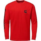 Cummins Long-Sleeve T-Shirt Wordmark Crew Neck Shirt