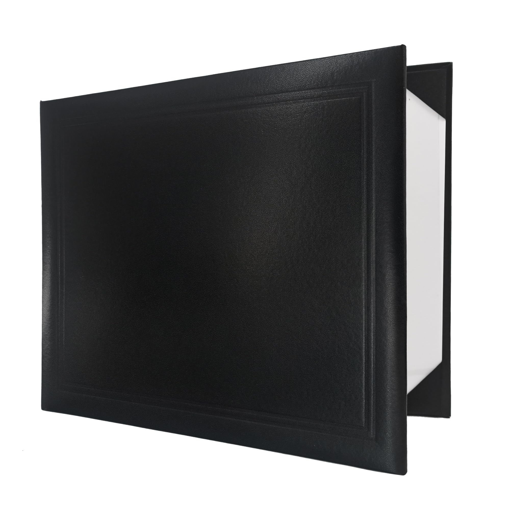 Photo 1 of GraduatePro Diploma Cover 8.5x11 Graduation Certificate Document Holder Letter Size Black Left Right Open