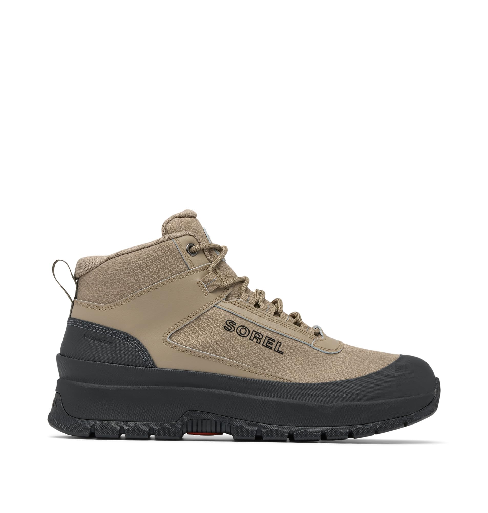 Sorel Men’s Outing NW Sneaker Mid Waterproof, Khaki II/Jet, 9.5