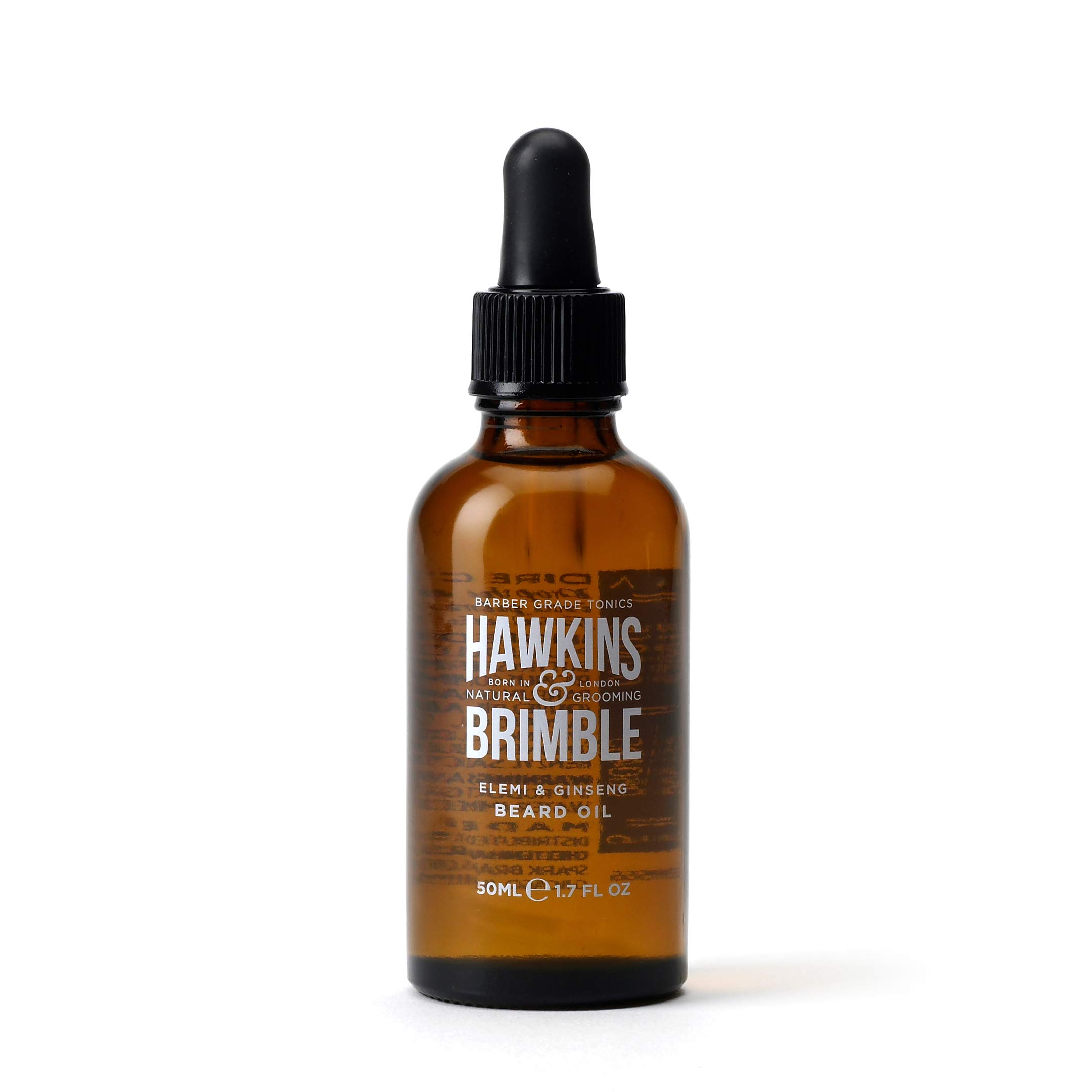 Hawkins & Brimble - Beard Oil for Men, 50ml - Promotes Beard Growth Oil for Grooming, Styling, Softener, Repair and Nourishing - Argan and Olive oil - Beard Care Routine with Shea Butter and Vitamin E