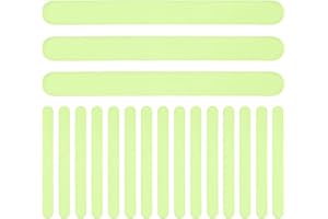jojofuny 24Pcs Glow in The Dark Tape Reflective Anti-Slip Stripes for Stairs Easy to Install for Indoor and Outdoor Use
