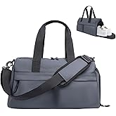 Sports Workout Duffel Bag - Waterproof Gym Bag with Shoe Compartment & Wet Pocket | Overnight Weekender