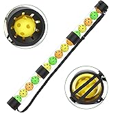 Asyxstar Pickleball Ball Retriever & Ball Hopper Storage with Strap Pickle Balls Tube Pickup