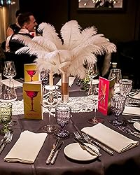VIJIV Natural Large Ostrich Feathers Bulk 10 Pieces