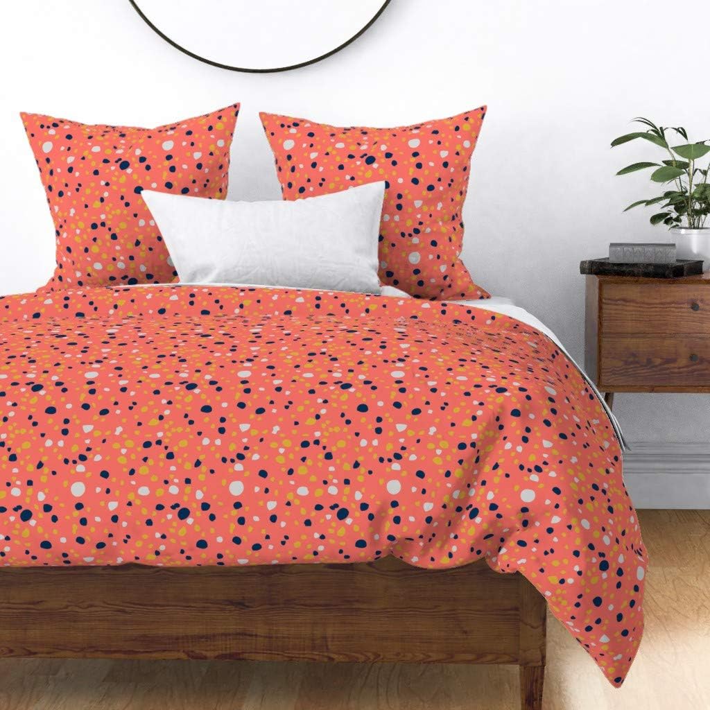 Amazon Com Roostery Duvet Cover Terrazzo Mod Midcentury