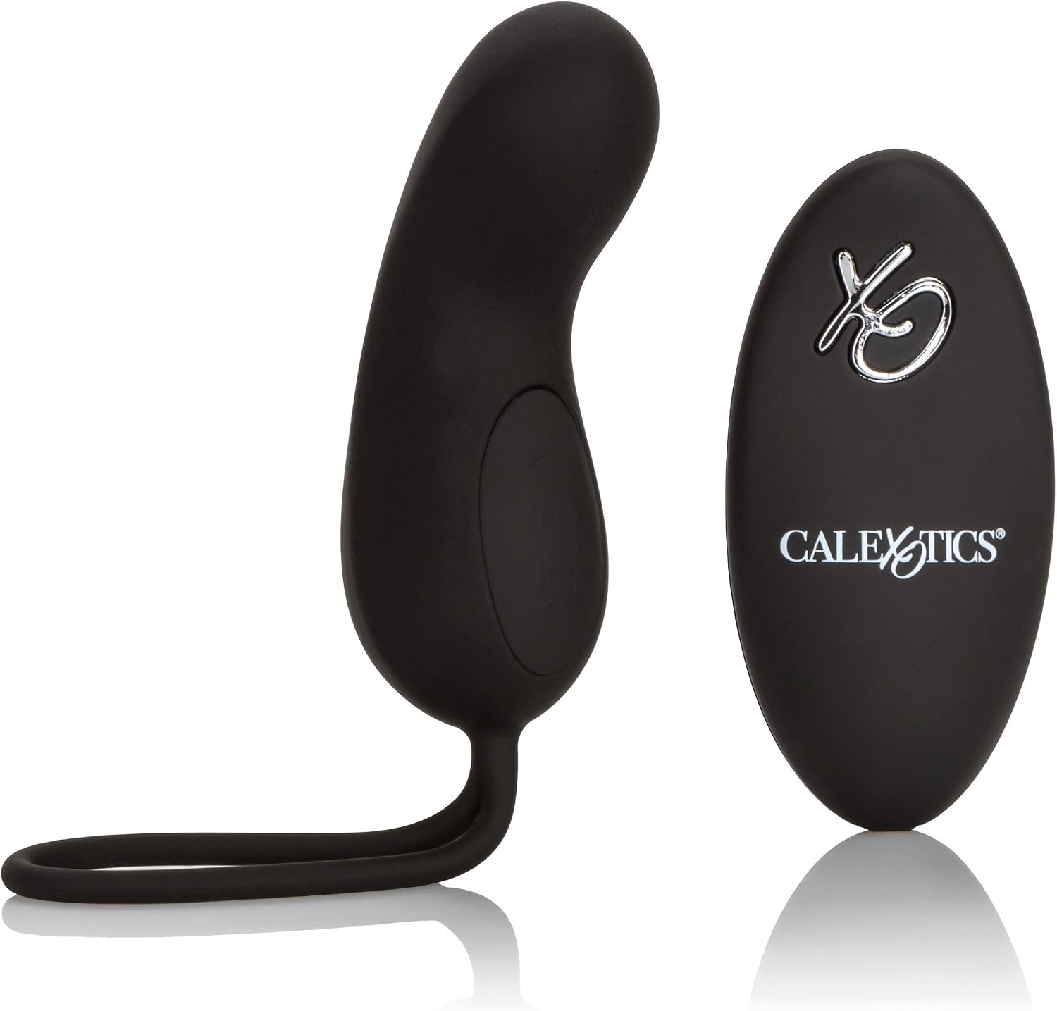 Calexotics Silicone Remote Rechargeable Curve Vibrator, SE-0077-40-3