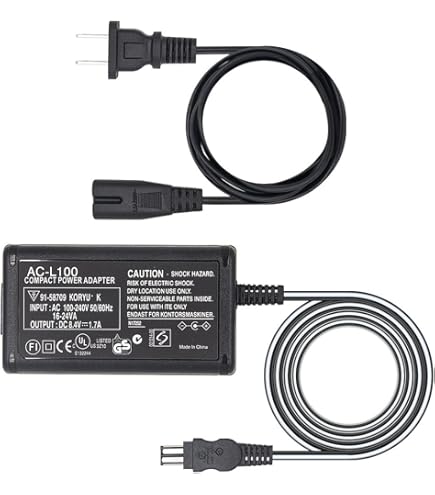 Amazon.com : AC Power Adapter Charger for Sony HDR-HC3, HDR-HC5