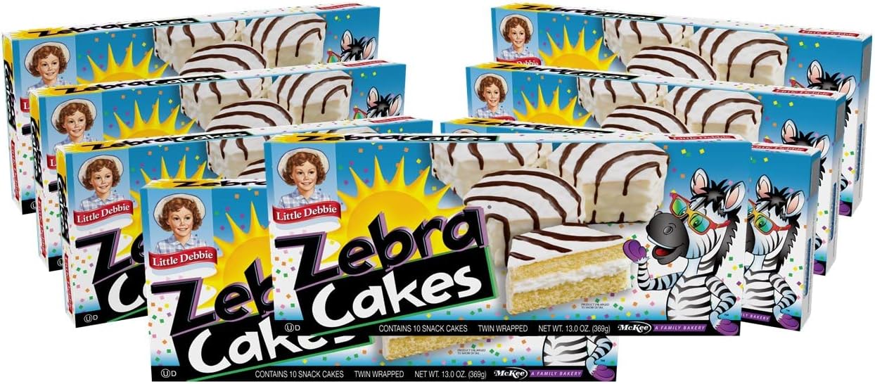 Little Debbie Zebra Cakes, 80 TwinWrapped Snack Cakes (8 Boxes) Pricepulse