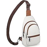SYTRAH Sling Bag for Women, Crossbody Bags Purse for Women Trendy Vegan Leather Fanny Pack with Adjustable Strap