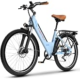 Cybervelo 750W Electric Bike for Adults,up 80 Miles Removable Battery Ebike, 26" Electric E Bike with 7-Speed,Adult Electric Bicycles for Commute Beach Snow Womens/Man All Terrain