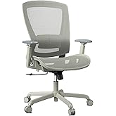 ELABEST Mesh Office Chair,Ergonomic Computer Desk Chair,Sturdy Task Chair- Adjustable Lumbar Support & Armrests,Tilt Function