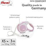 Flexi CF00T3-251 Ro-20 Leave for Dog Board of Cat New Comfort XS Tape 3 m Rose view 2