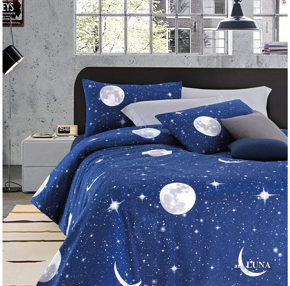 Quadrifoglio - Duvet cover sets queen size Moon And Stars