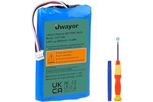 Uwayor PS5 Controller Battery, 3600mAh LIP1708 PS5 Battery Pack for Sony PS5 Playstation 5 DualSense CFI-ZCT1W Wireless Controller