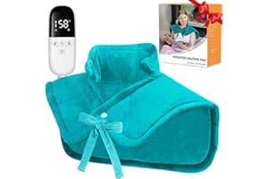 Weighted Heating Pad for Neck, Timer & Auto Shut-Off (25"x20") – Soft Flannel – Ideal Gift for Women, Men, Mom, Dad