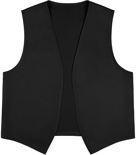 Amazon.com: Rexzo Unisex Vest No Pocket No Buttons– Made in The