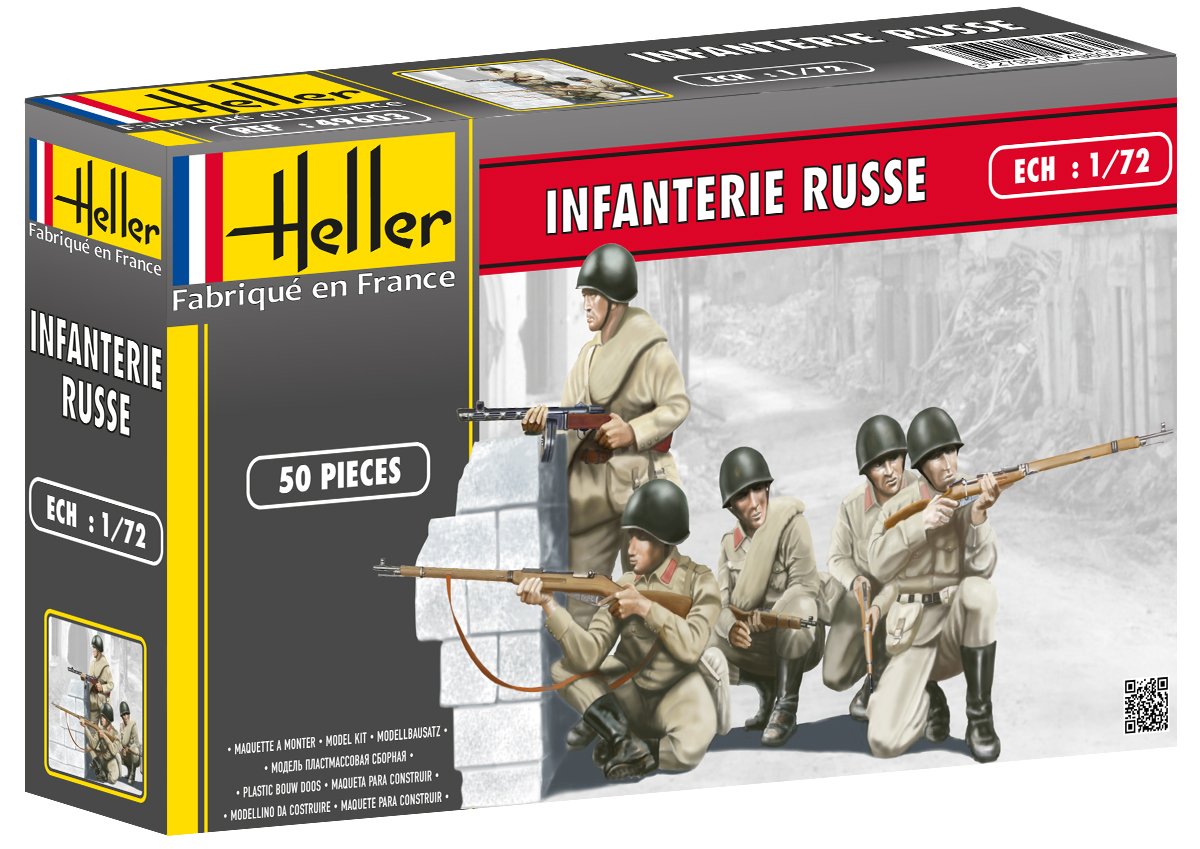 Heller 49603 "Infanterie Russe Plastic Model Kit, 1:72 Scale