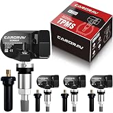 CARORAV TPMS Sensor GM, 4-Pack Tire Pressure Monitoring System Sensor | Replacement for GM Chevy GMC Cadillac Buick, 315MHz OE Replaces for 13586335 13581558 13598771 13598772