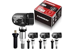 TPMS Sensor GM, 4-Pack Tire Pressure Monitoring System Sensor Replacement for GM Chevy GMC Cadillac Buick, 315MHz OE Replaces