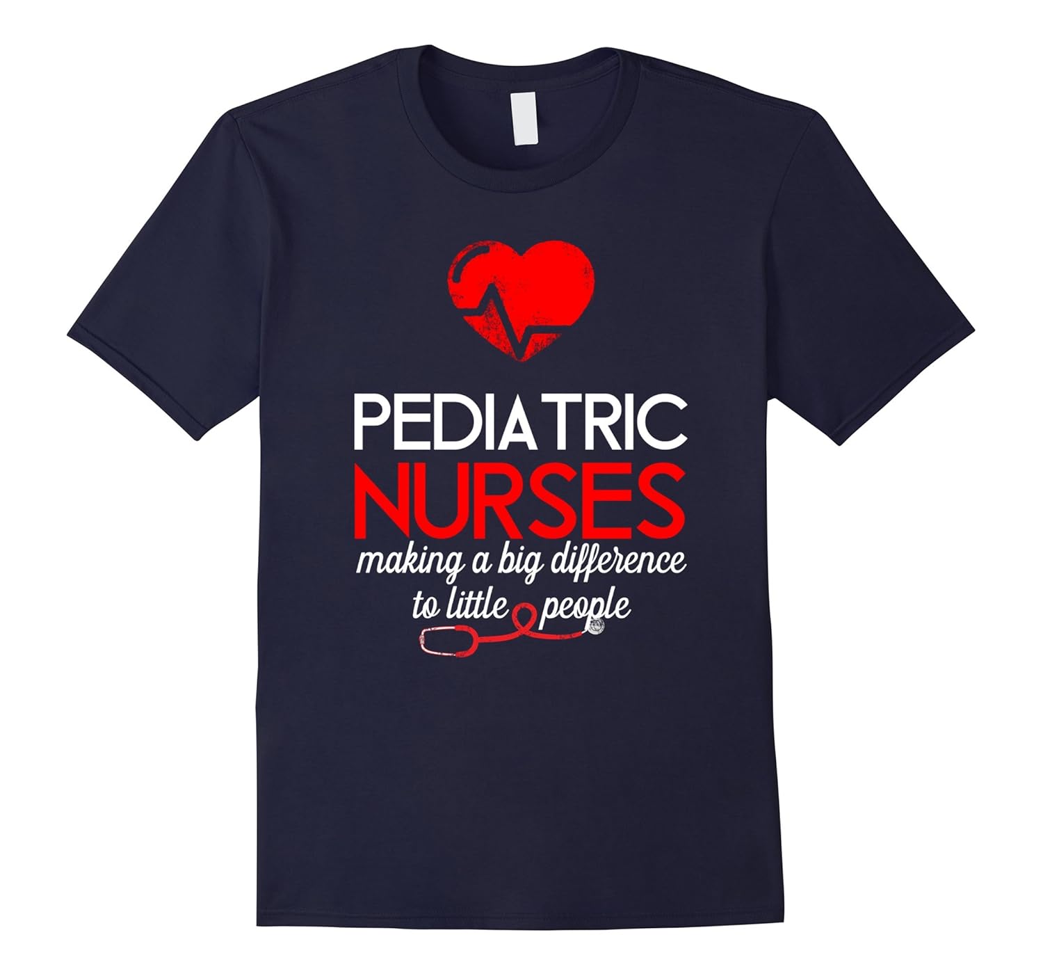 Pediatric Nurses - Making A Big Difference Nurse T-Shirt-ANZ