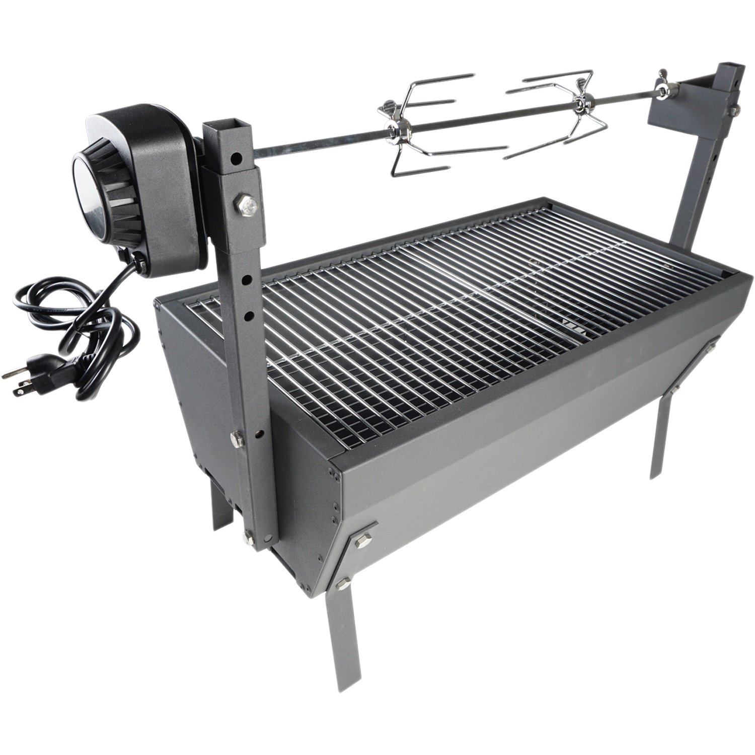 Titan Attachments Small Rotisserie Chicken Roaster Grill 28" Spit Rod