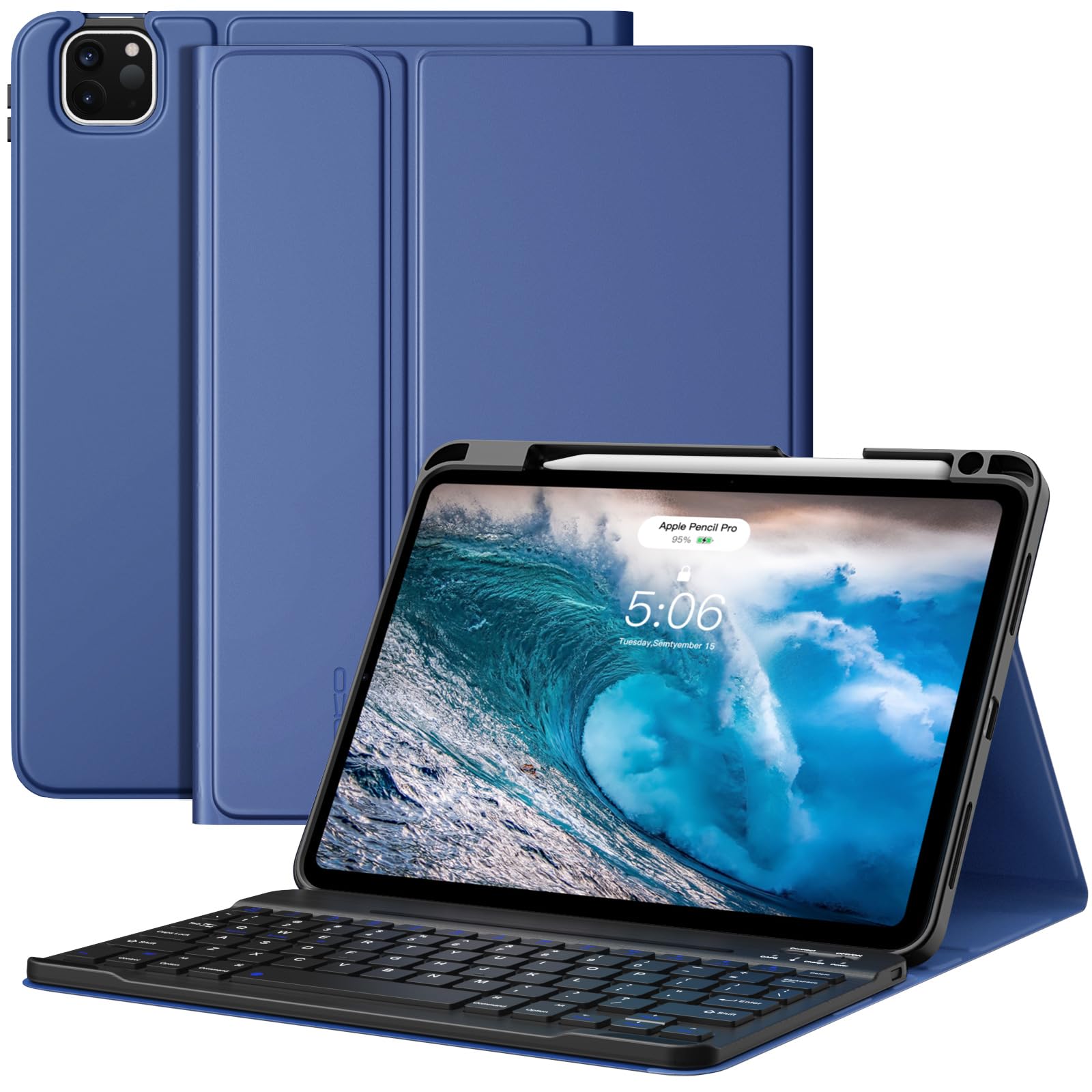 MoKo for New iPad Air 11 Inch Case with Keyboard M2