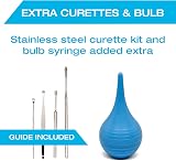 Tilcare Ear Wax Removal Tool Kit with Basin Syringe Curette 30 Tips view 7