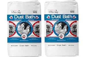 Progressive Planet Fresh Coop Dust Bath, 20lbs (Pack of 2) - Food-Grade Diatomaceous Earth & Calcium Montmorillonite Clay - Supports Healthy Feathers, Reduces Boredom & Encourages Dust Bathing