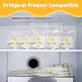 Partideal 120 Pcs 150ml Breast Milk Storage Bags with Zipper Seal view 5
